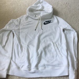 nike white turtleneck sweatshirt XS